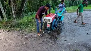 Amazing China Dolphin start | Amazing power tailer machine start 