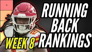 MUST START RBs for Week 8 Fantasy Football (Tier List)