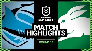Cronulla-Sutherland Sharks v South Sydney Rabbitohs | Match Highlights | Round 11, 2013 | NRL