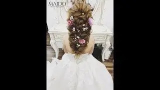 Hướng dẫn làm tóc cô dâu Hàn Quốc kết hợp cùng hoa tươi cực đẹp - Mai Đỗ Makeup