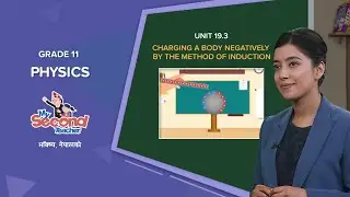 NEB Grade 11 Physics | Charging a body negatively by themethod of induction | mySecondTeacher Nepal