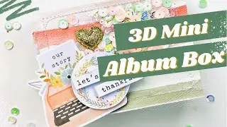 3D MINI ALBUM BOX /// Cocoa Vanilla Studio &ldquo;These Days&rdquo; /// Scrapbook Nerd
