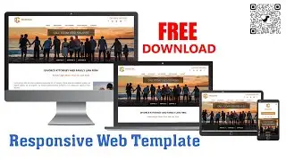 Law Firm Responsive Web Page Template | Free Law Office Website Theme