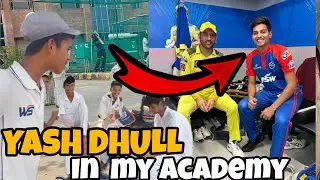 Yash dhull in my academy (indian cricketer  captain u-19) |  75 hard ka 7 day
