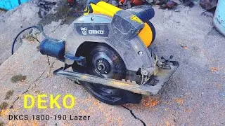 Обзор ручной циркулярной пилы DEKO DKCS 1800-190 Lazer. Так ли хороша, и стоит ли брать?