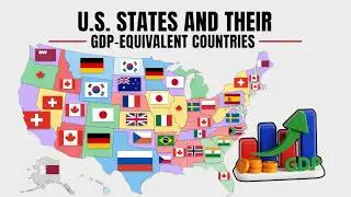 U.S. States and Their GDP-Equivalent Countries 🌎 | Which State Has the Economy of a Nation?