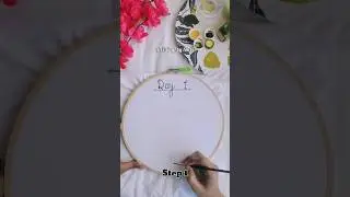 fabric painting Class 1🖌️🎨 Day 1 @ArtCraftByShebi #art #craft #painting #shorts #viral #trending