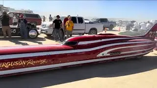 75 Ferguson Racing.  Nov 2025 Elmo.  A/FS.  SCTA El Mirage dry lake 