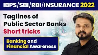 Taglines of Public Sector Banks -Short tricks |Banking & Financial Awareness| Foundation Course 2022