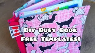 ABC DIY Busy Book- Free Templates