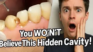 Hidden Cavity Between Anterior Teeth