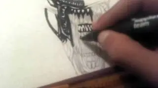 Xenomorph Fast Drawing