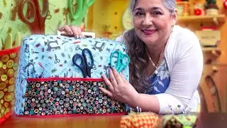 FUNDA para tu MÁQUINA DE COSER para proteger tu tesoro! 🧵💖 (Fácil y útil)