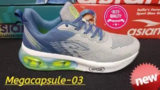 Asian MEGA CAPSULE-03 shoes |🎉 NEW LAUNCH 💥 Unboxing/Review |Casual Sneaker Shoes for Men's & Boy's