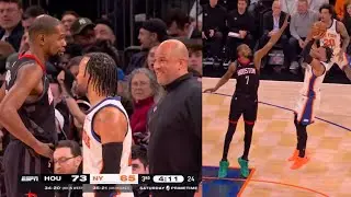 Jalen Brunson cooked KD after he exchanged words with his dad 😂