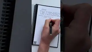 ПЕРВЫЙ В МИРЕ многоразовый блокнот! #шорты
