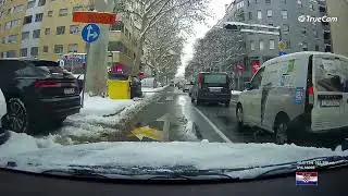 Zagreb pod snijegom 💁‍♂️☃️❄️ : Vožnja od Kustošije do Trga Francuske Revolucije 🚙❄️☃️
