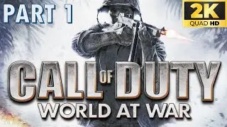 CALL OF DUTY WORLD AT WAR Gameplay Walkthrough Campaign PART 1  2K 60FPS NO COMMENTARY