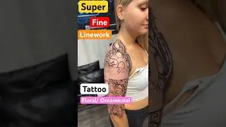 03RL Linework Tattoo Style , Henna w Floral & Ornamental #tattoostyle by #celebritytattooartist #317