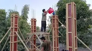 Column/Post #buiding #construction #cement #buildingservicesengineering #home#TUMDEWORK