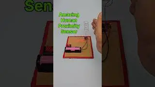 Amazing Human Proximity Sensor Make at Home ❤️ #diy #shorts #ytshorts