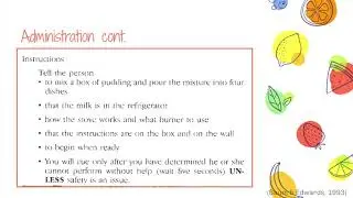 The Kitchen Task Assessment
