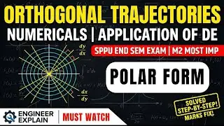 Applications of Differential Equations: Orthogonal Trajectories | Steps & Tricks for Exams