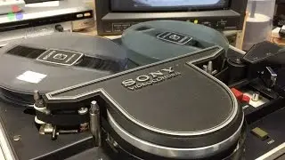 Sony CV-2100ACE Open Reel VTR Playback Demo