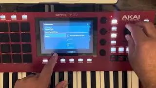 MPC Key 37 Keyboard Control setting midi out