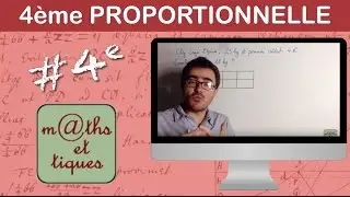 Appliquer la r&egrave;gle de la 4e proportionnelle - Quatri&egrave;me