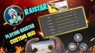 Raistar Jaisa Custom HUD. Raistar custom HUD setting. FreeFire best Custom HUD setting
