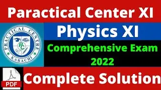 Physics Practical Center Comprehensive Exam Class 11 Solution | Practical Center Physics Exam solved