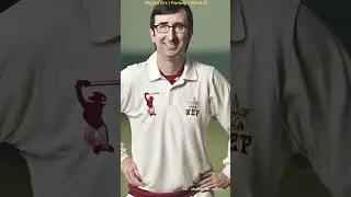 Digital Art Parody - What if John Oliver was a Cricket Player