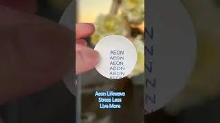 Lifewave&rsquo;s Aeon patch is designed to help reduce stress and promote a calm- naturally w/o drug