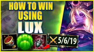 HOW TO WIN EVERY GAME USING LUX IN HIGH-ELO (INFORMATIVE GAMEPLAY) - League of Legends
