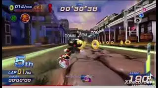 Shadow gameplay in Sonic Free Riders No Kinect mod 4K quality