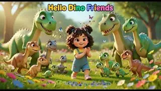 Dinosaur Dance Song 🦖 | Fun & Energetic Dino Song for Kids | Yashfa Rhymes