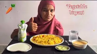 Veg biryani coconut water and carrot kheer #foodchallenge #subscribe #likes #food #trending 