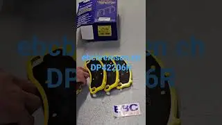 EBC DP42206R Yellowstuff 4000 Series Street and Track Scheibenbrembelag Satz #ebcbremsen #ebcbrakes
