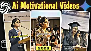 Ai se Banaye Powerful Motivational Videos 🔥|2026 Viral Ai Motivational Videos Step By Step Guide 