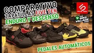 Comparativo zapatillas Five Ten Enduro y Descenso para pedal automático