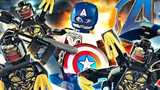 Обзор LEGO Мстители: Финал: Атака Аутсайдеров Капитана Америки (76123)