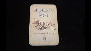 Flip-through of Memento Mori deck | Accompanies a written review by Clair T on TABI's Instagram