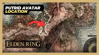 Putrid Avatar (Caelid) Boss Location - Elden Ring