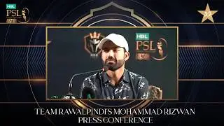 Team Rawalpindi's Mohammad Rizwan Press Conference | HBL PSL Player Auction 2026