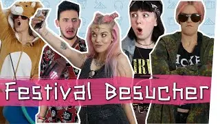 Festival Besucher, die JEDER kennt ft. Dimxoo, Rebecca Gubitzer und BUBBLES || Schruppert