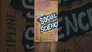 Social Science Project File Cover #creative #project #art #frontcover