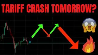 🔥 TARIFF CRASH TOMORROW FOR SPY, NVDA, ES, QQQ, BTC, APPL, AMZN, & TSLA PREDICTIONS? 🚀