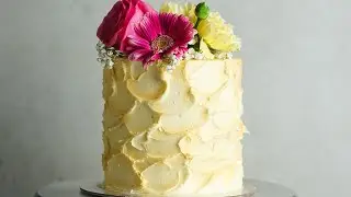 Airbrushed Gold Rustic Cake- Rosie's Dessert Spot
