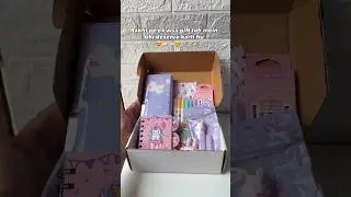 Unboxing Unicorn Stationery Box🌷✨🎀 #trending #stationery #shorts #stationary #unicorn #kawaii #cute